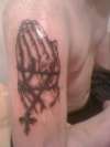 praying hands tattoo