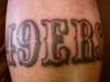 49ers tattoo