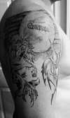 Banshee grim reaper moon tattoo best coolest by trickstattoo