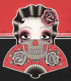 Best Betty	Boop Skull Custom Tattoo Flash KirasInk