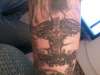 Celtic Cross & Skulls tattoo
