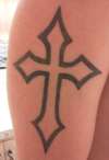 Cross tattoo