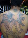 Dragon In Progress 1 tattoo