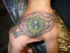 Eye on the hand tattoo