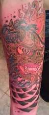 Japanese Oni Mask Sailor Jerry Alien tattoo coolest awesome