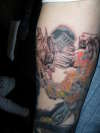 Judge Dredd v Judge Death tattoo