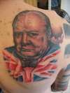 Winston Churchill tattoo