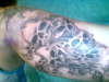 freehand skulls tattoo
