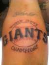 giants tattoo