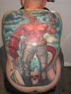 hellboy backpiece tattoo