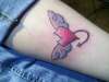 her first tattoo