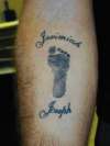Baby's Foot Print tattoo