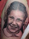 portrait daughter tattoo