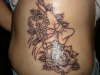skelton key & rose's tattoo