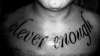 Best coolest neatest chest tattoo lettering script clever enough