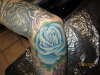 Blue Rose tattoo