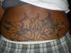 Cover Up Flowers tattoo