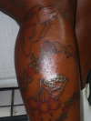 Fruit Leg 3 tattoo