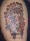 Native American Chief tattoo