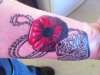 Remembrance Poppy tattoo