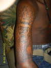 Skull n Smoke sleeve tattoo