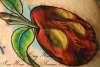 Snow white apple tattoo