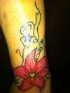 flower wrist tat tattoo