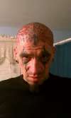 front of head tattoo