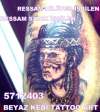 indian Tattoo Portrait Picture