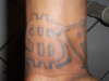 money wrist tattoo