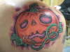 pumpkin tattoo