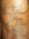 Bob Marley piece part 1 ( Quote) tattoo