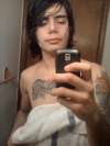 Chest piece and half sleeve tattoo