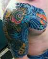 Cover Up Koi fish tattoo