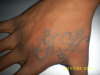 Initials and Stars tattoo