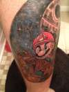 Jedi Mario tattoo