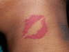 Lips tattoo