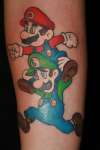 Mario brothers tattoo