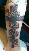 Right Claf - Cross tattoo