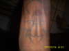 Scarab beetle tattoo