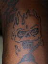 Skull (part of sleeve 3) tattoo