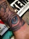 eye ball tattoo