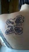 footprint handprint tattoo
