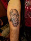german skull tat tattoo
