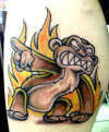 Evil Monkey from Fam Guy tattoo