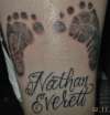 Baby's Crooked feet tattoo