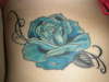 Blue Rose tattoo