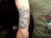 Brads Skull tattoo