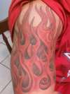 Jessie's Flames tattoo