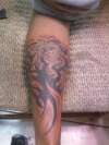 Ken Jr's Leg tattoo